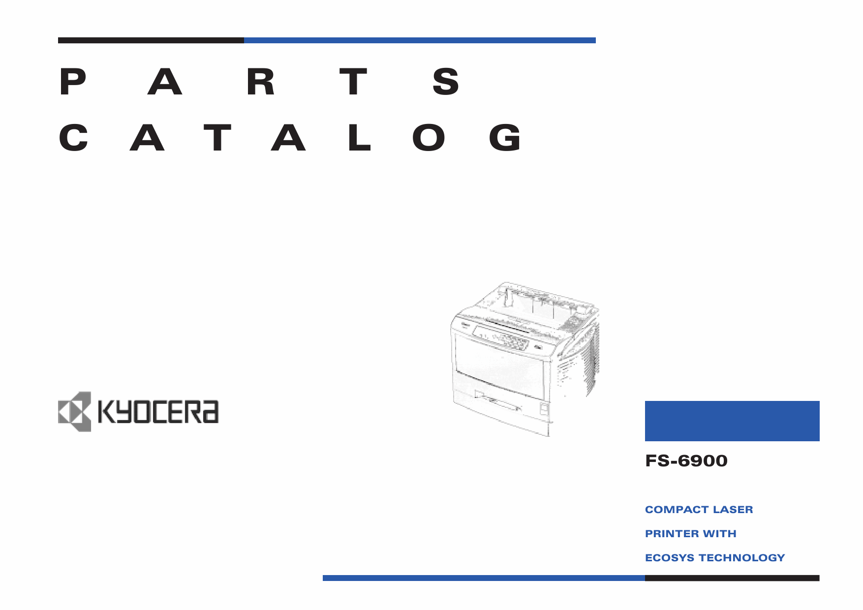 KYOCERA LaserPrinter FS-6900 Parts Manual-1